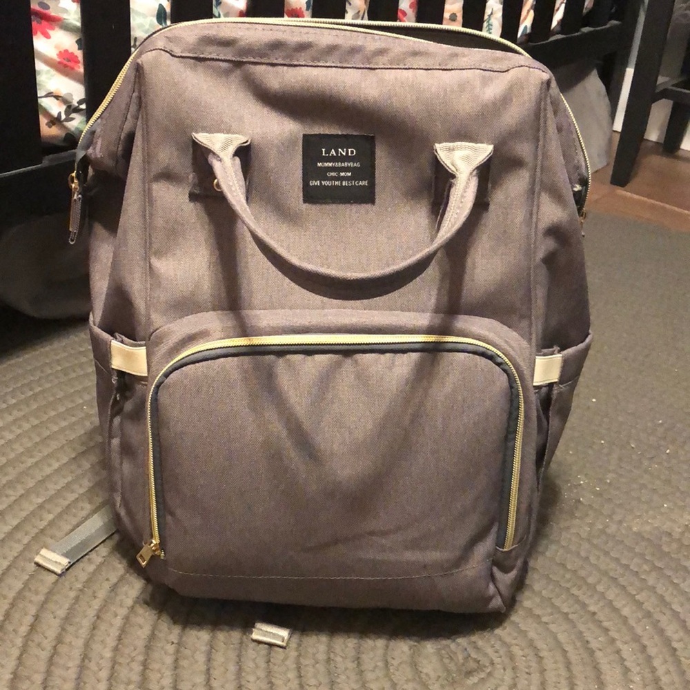 Backpack diaper bag